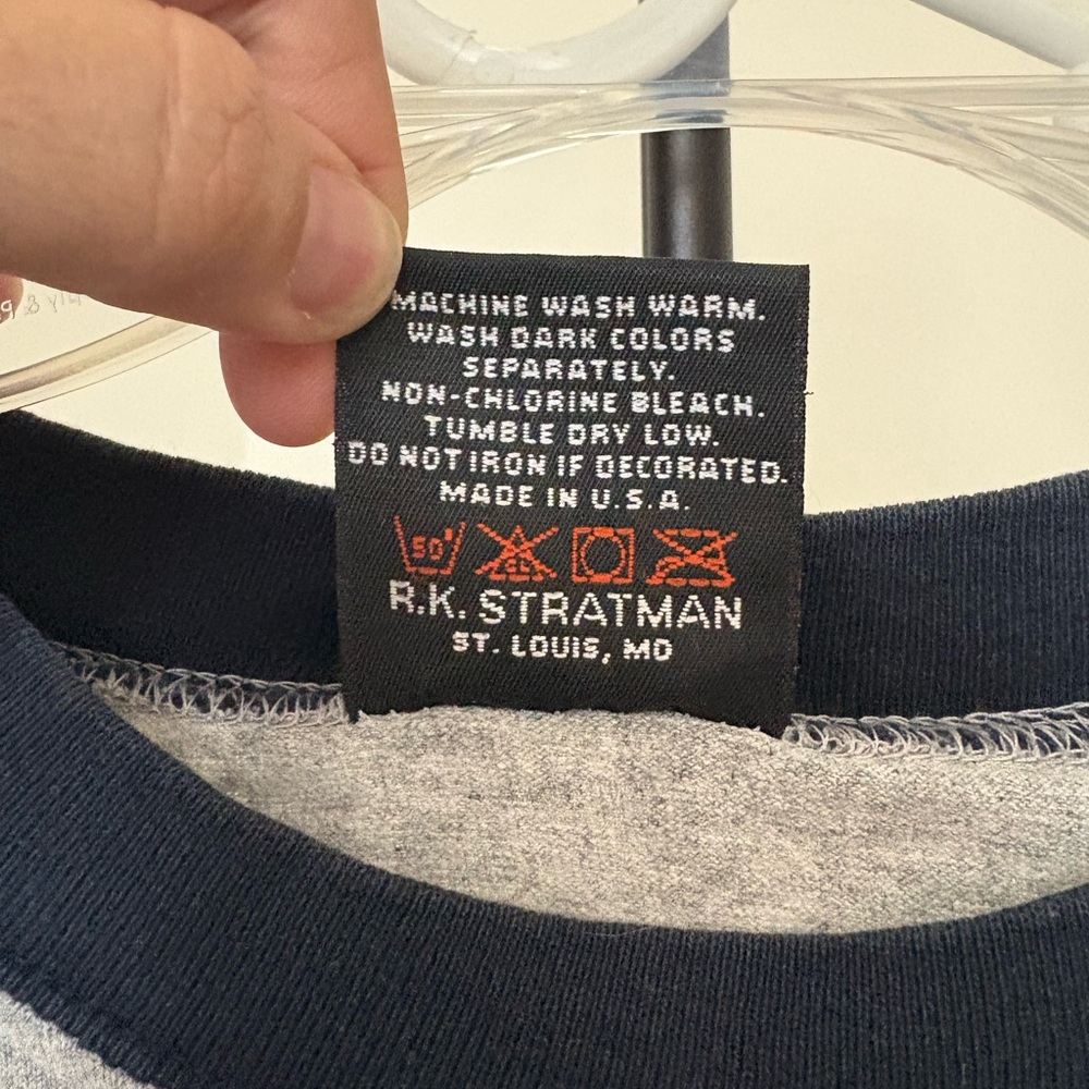 Harley-Davidson Gray and Navy Long Sleeve Tee - Picture 4 of 4